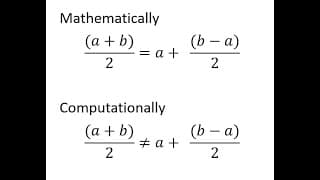 Thumbnail for the video “Mathematically Equal but Computationally Not”
